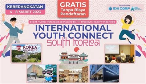 Beasiswa Internasional Youth Connect Ke Korea Selatan Untuk Umum