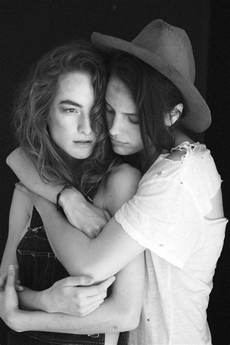 Heather Kemesky And Erika Linder By Harper Smith Androgynous Girls Androgyny Erika Linder Below