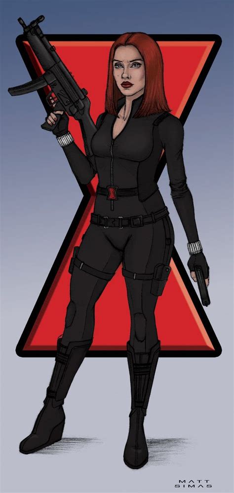 The Black Widow By Mattsimas On Deviantart Marvel Movie Characters