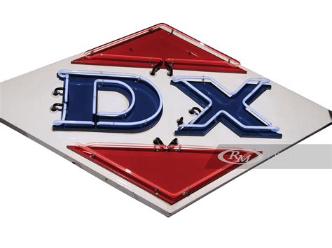 Dx Neon Sign The Dingman Collection Rm Auctions