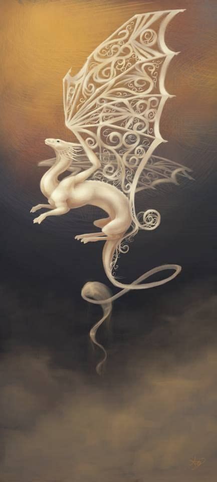 Lace Dragon Fantasy Kunst Fantasy Art Magical Creatures Fantasy