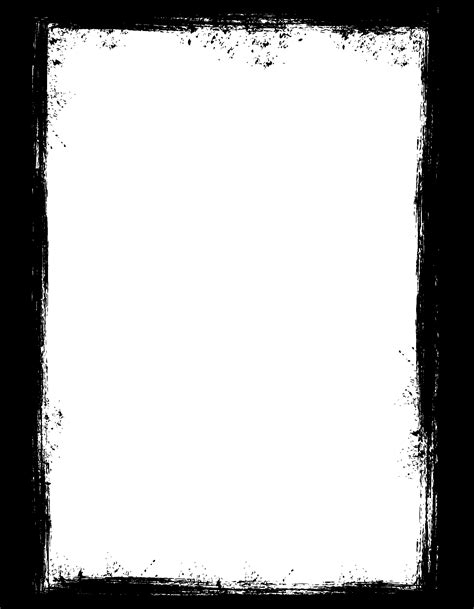 Black Border Png Hd Isolated Png Mart