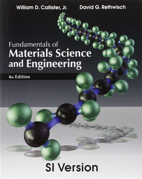 Pdf Fundamentals Of Materials Science And Engineering By William D