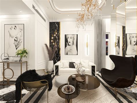 Hollywood Glam Interior Design Ideas And Pictures 42 Sqm Homestyler