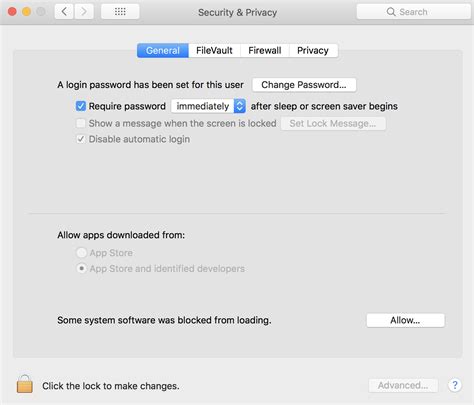 How To Set Mac Security Preferences For Installation Grey Readers