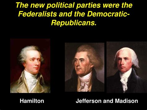 Ppt Section 93 The Federalists In Charge Powerpoint Presentation