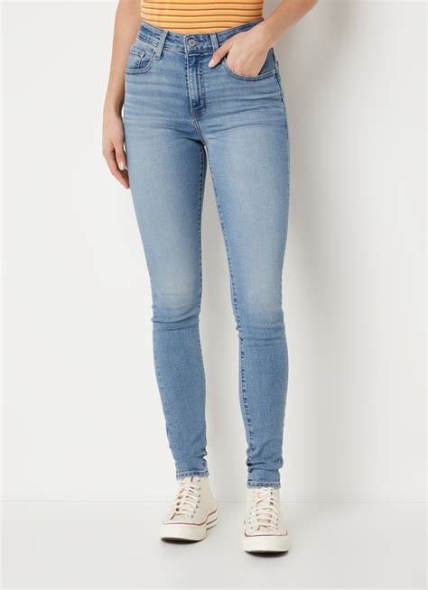 levi s 721 high waist skinny jeans indigo de bijenkorf