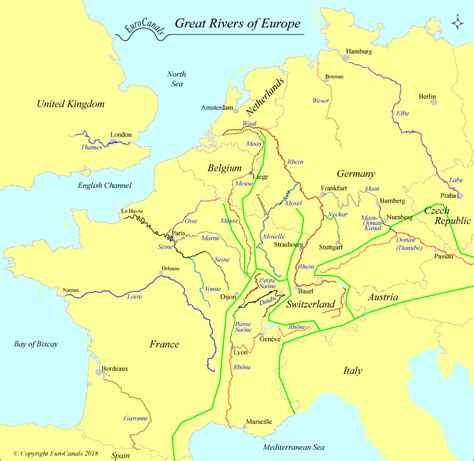 Great Rivers Of Europe