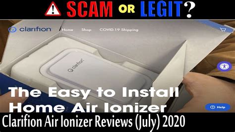 Clarifion Air Ionizer Reviews July 2020 Is It Legit Website Scam
