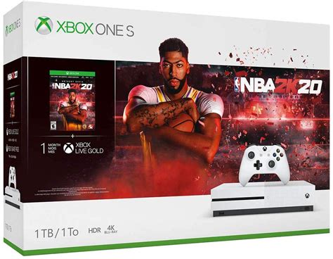 2k continues to redefine what's possible in sports gaming with nba 2k20, featuring best in class graphics & gameplay, ground breaking game modes, and unparalleled player control and customization. Xbox One S 1 TB NBA 2K20 Bundle - Walyou