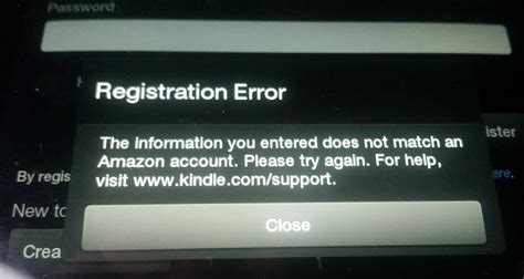 Amazon Kindle Fire Hd Registration Error Message 8bit Mammoth