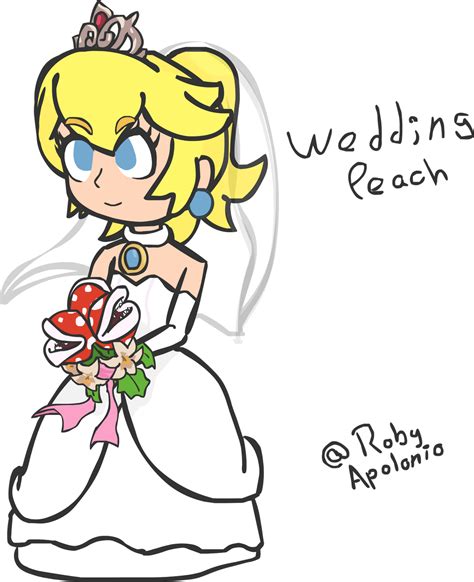 Mario Odyssey Wedding Peach By Robyapolonio On Deviantart