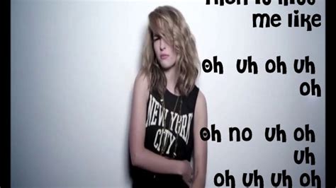 Hurricane Bridgit Mendler Lyric Video Youtube