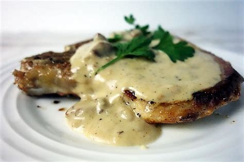 Pork Chops With Sausage Gravy And Mashed Potatoes Whats For Supper