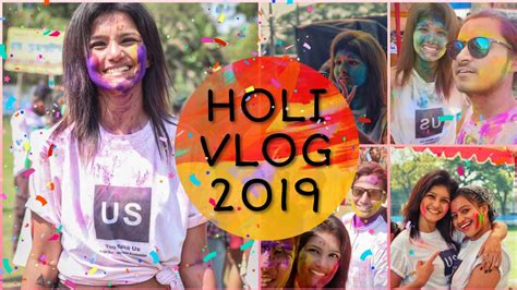 Holi Vlog 2019 Lets Play Holi A Day In My Life Simplistic Log