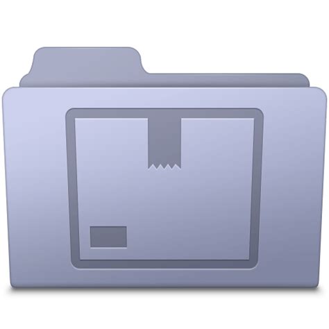 Stock Folder Lavender Icon Smooth Leopard Iconpack Mcdo Design