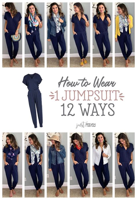 How To Wear And Style 1 Jumpsuit 12 Different Ways This Jumpsuit Is A