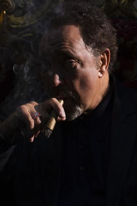 40 Tom Jones Cigar Smoking Portrait The Cigarmonkeys