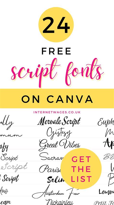 Best Free Handwritten Fonts On Canva Part 1 Levee Road Studio