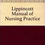 Lippincott Manual Of Nursing Practice