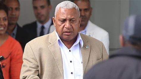 Fijian Prime Minister Frank Bainimarama Is Visiting Australia News