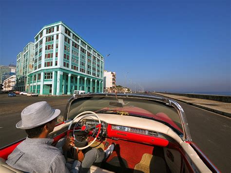 The Hopeful Traveller Cuba Cruising Along The Malecon Havana
