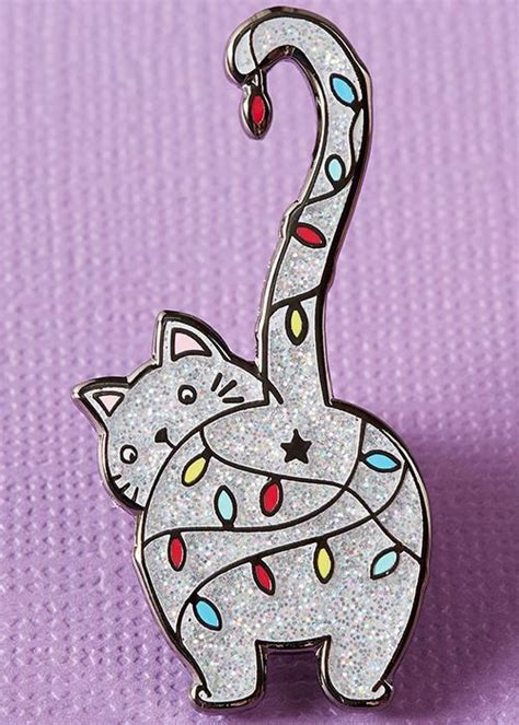 Punky Pins Christmas Kitty Enamel Pin Buy Online Australia Beserk