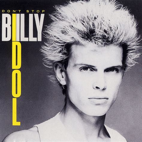 Billy Idol Dont Stop Album Cover Poster Lost Posters