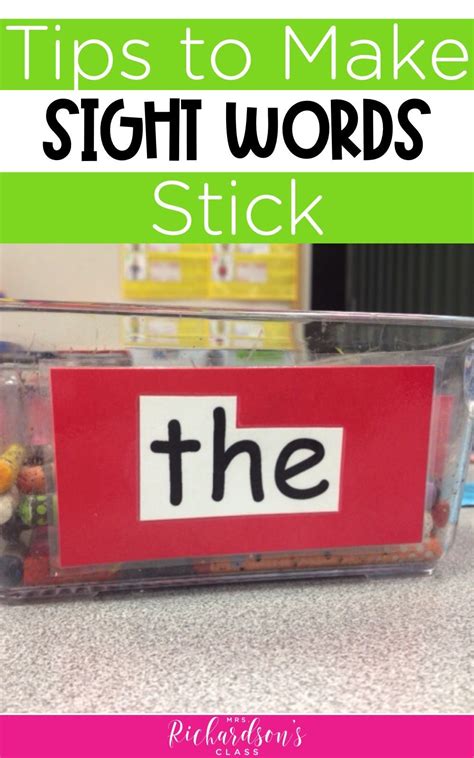 Make Those Sight Words Stick With This Awesome List Of Games Ways To