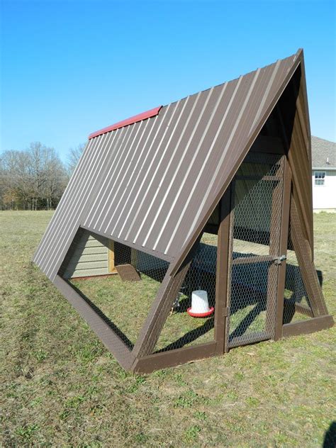 I bought a couple books on constructing chicken coops and farm buildings, and checked out plenty of designs online. Chicken coop made out of swing set | Chickens backyard ...