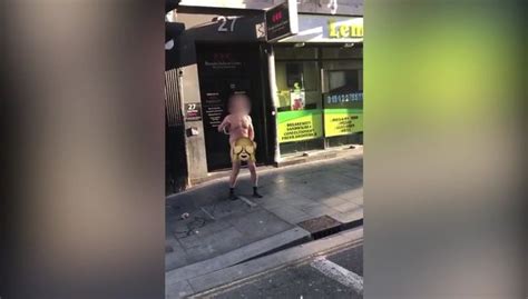 Naked Man Filmed Walking Down High Street Wearing Nothing But Socks And A Wrist Band Mirror Online