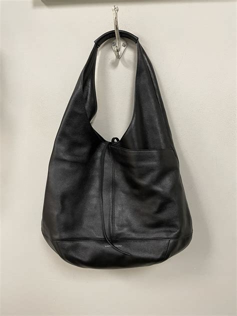 Lucky Brand Black Leather Hobo Style Handbag