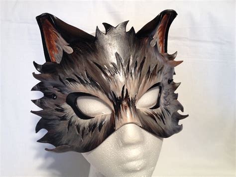 Custom Leather Wolf Mask By Mirabellatook On Etsy