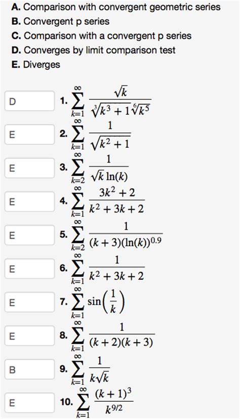 Solved Comparison with convergent geometric series | Chegg.com