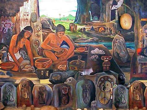 Dominican Taino Ancestry Taino Indians Puerto Rico History Painting