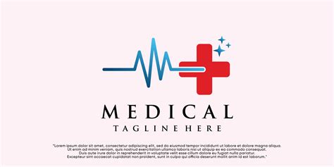 Medical Logo Design With Creative Concept 13223344 Vector Art At Vecteezy