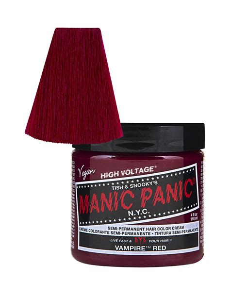 Tinte De Pelo Manic Panic Vampire Red Classic Cream Formula