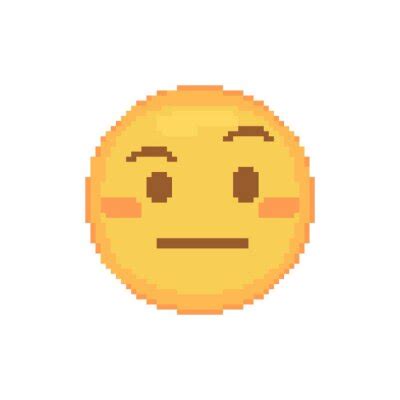 Flushed Face Emoji Pixel Art Pixel Art Pixel Art Templates Emoji Art Images