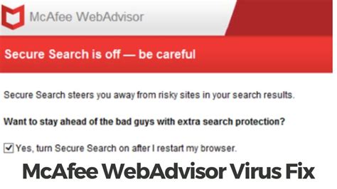 Mcafee Webadvisor How To Uninstall It Fake Extension