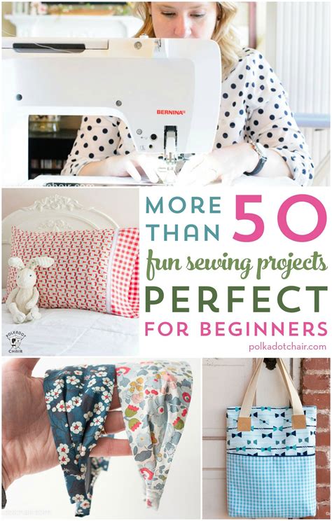 Dramatic 50 Simple And Easy Beginner Sewing Projects Polka Dot Chair Beginner Sewing Projects