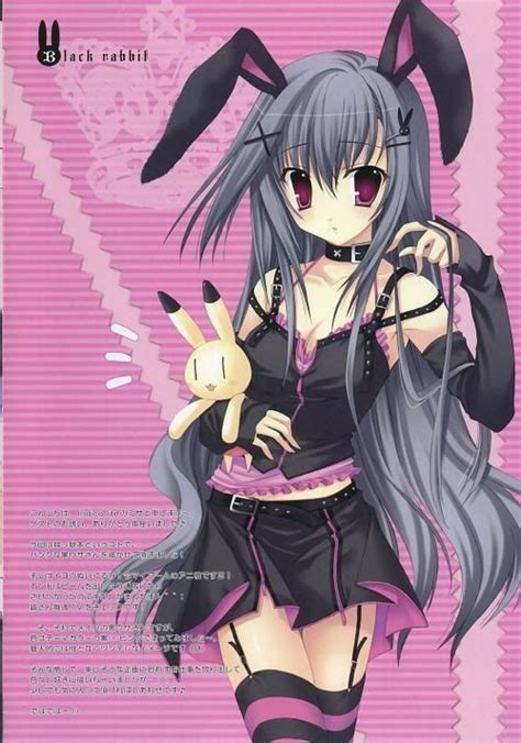 Anime Bunny Girl Dark Anime Kawaii Anime Anime
