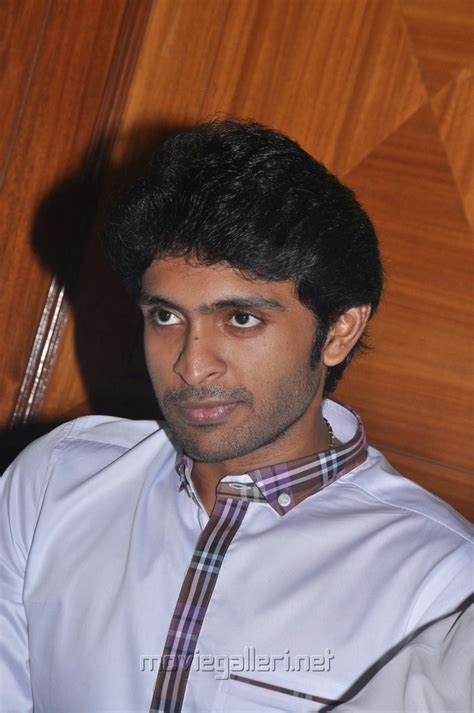 His hair styles changes for every movie. Picture 342949 | Tamil Actor Vikram Prabhu Press Meet ...