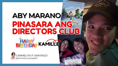 Tyang Aby Marano Pinasara Ang Directors Club Para Sa Birthday Ni