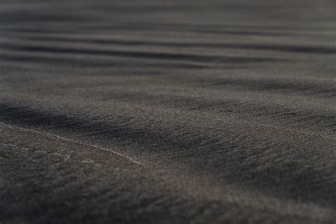 Playa De Arena Negra Fotografía Macro Textura De Playa Negro Sedoso