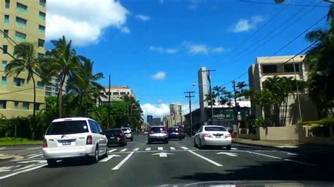 Driving On South Beretania Street In Honolulu July 2014 Youtube