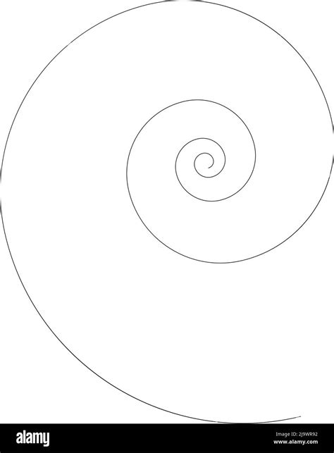 Elemento En Forma De Espiral Espiral Y Espiral Ilustración De Vector