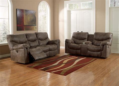 Alzena Double Power Reclining Loveseat With Console From Ashley