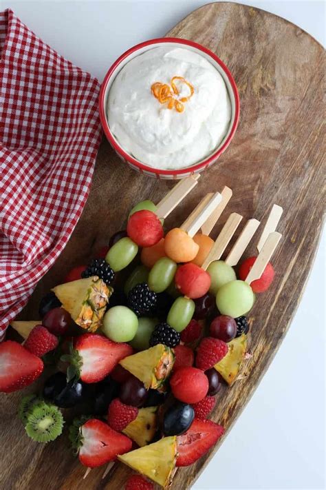 Maybe you would like to learn more about one of these? Rainbow Fruit Kabobs and Fruit Dip (just 3 ingredients ...