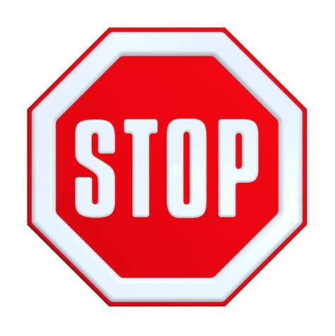 Stop Sign Isolated On White Selling Photos Online Stop Sign Signs