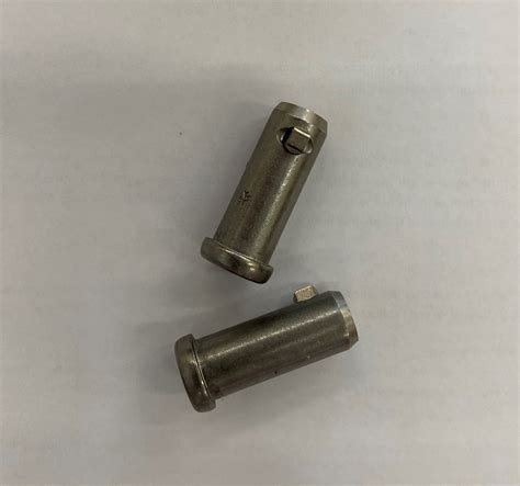 2 Pack 12” Diameter X 78” Grip Length Pivot Pins Stainless Steel